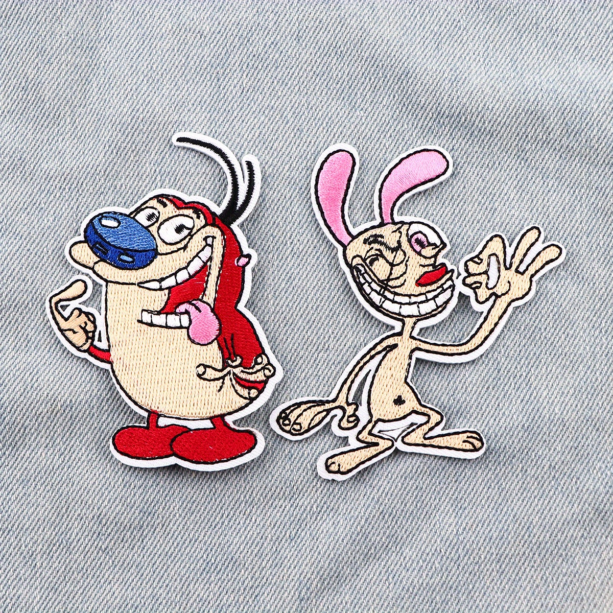 Embroidered Patches For Clothing Funny Cartoons Iron on - Temu