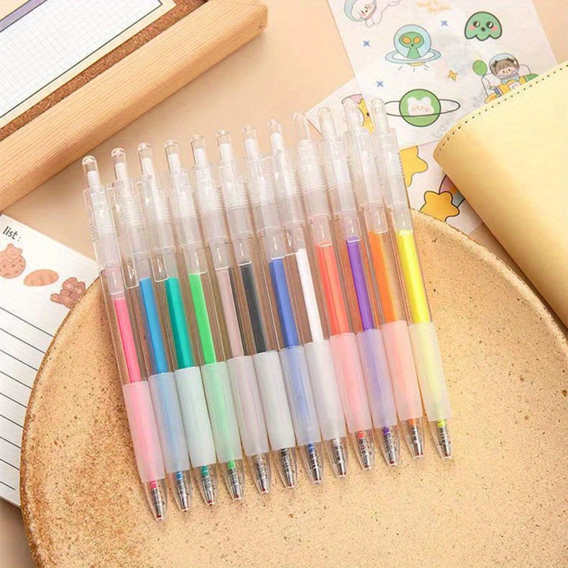 12-color 3d Jelly Pens, Colorful Markers, Multi-color Pen, Diy 3d Graffiti  Painting, Diary Pen, Holiday Gift - Temu Belgium