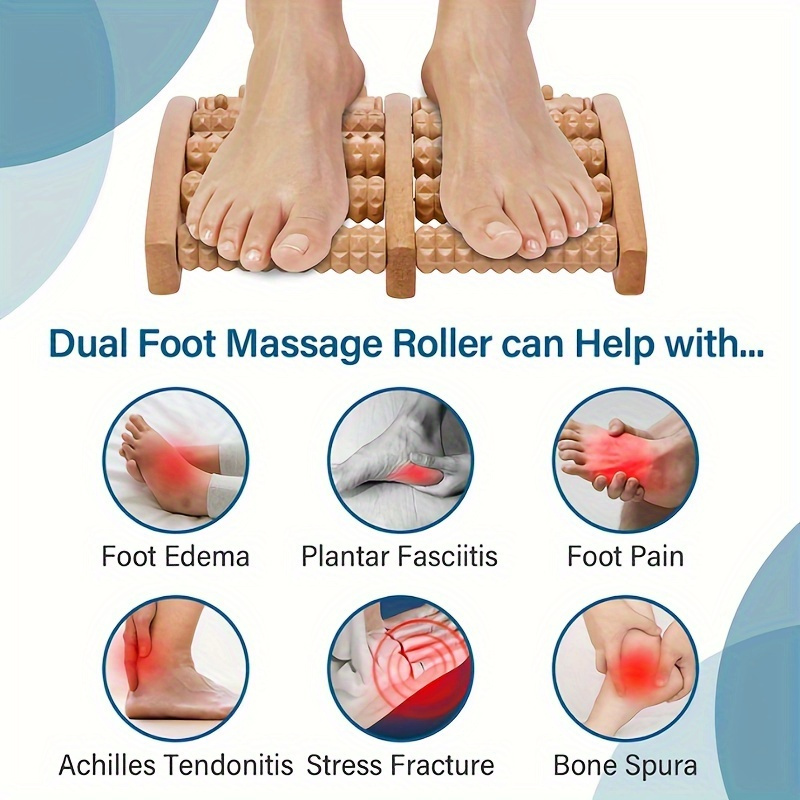 Wooden Foot Massager For Plantar Fasciitis Relief - Temu