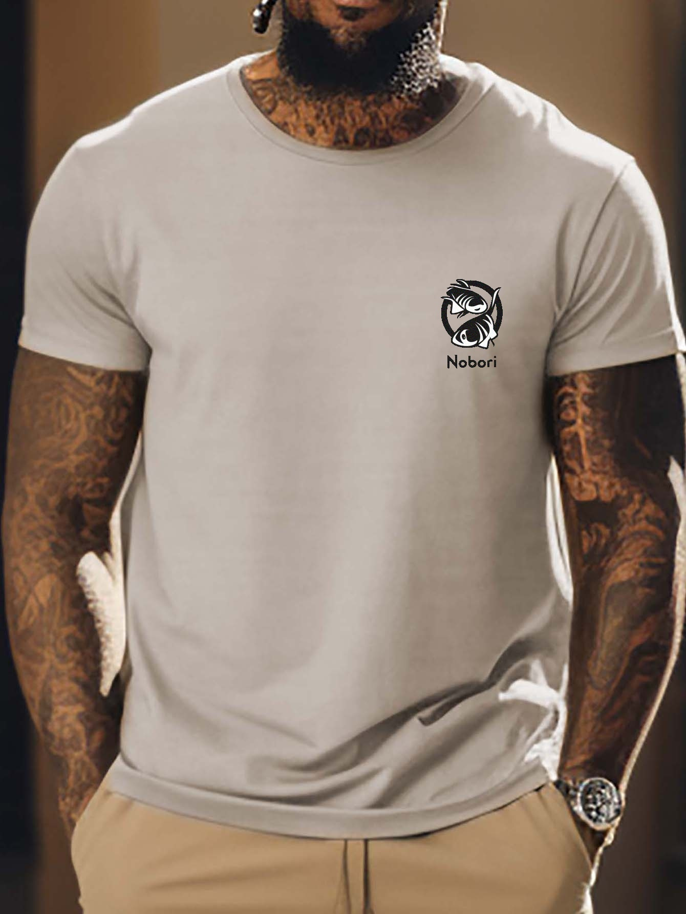 Fish Pattern Men's Outfits Comfy T shirt Casual Shorts Set - Temu Australia