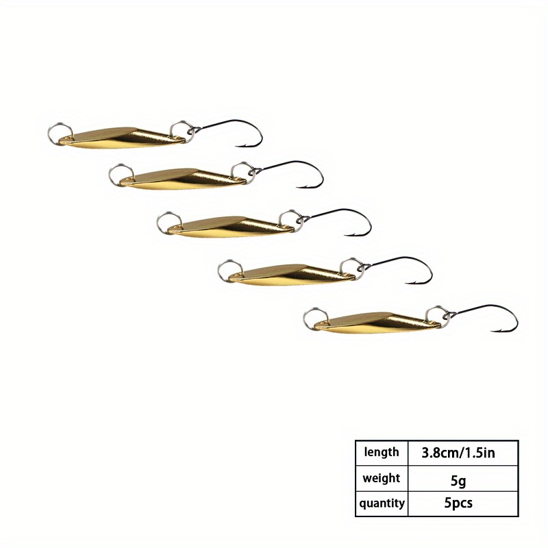 Diagonal Cut Spoon Metal Fishing Bait Fishing Supplies - Temu