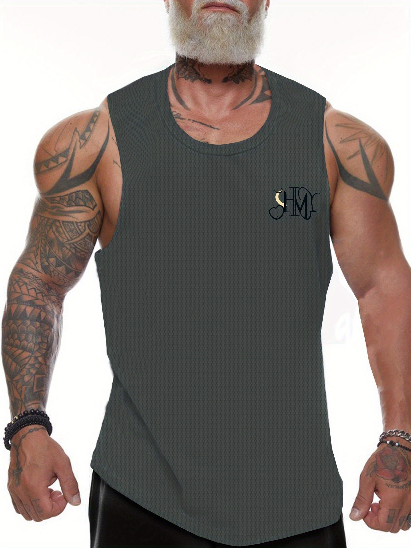 Plus Size Various Print Men's Tank Top Summer Men's Chic - Temu