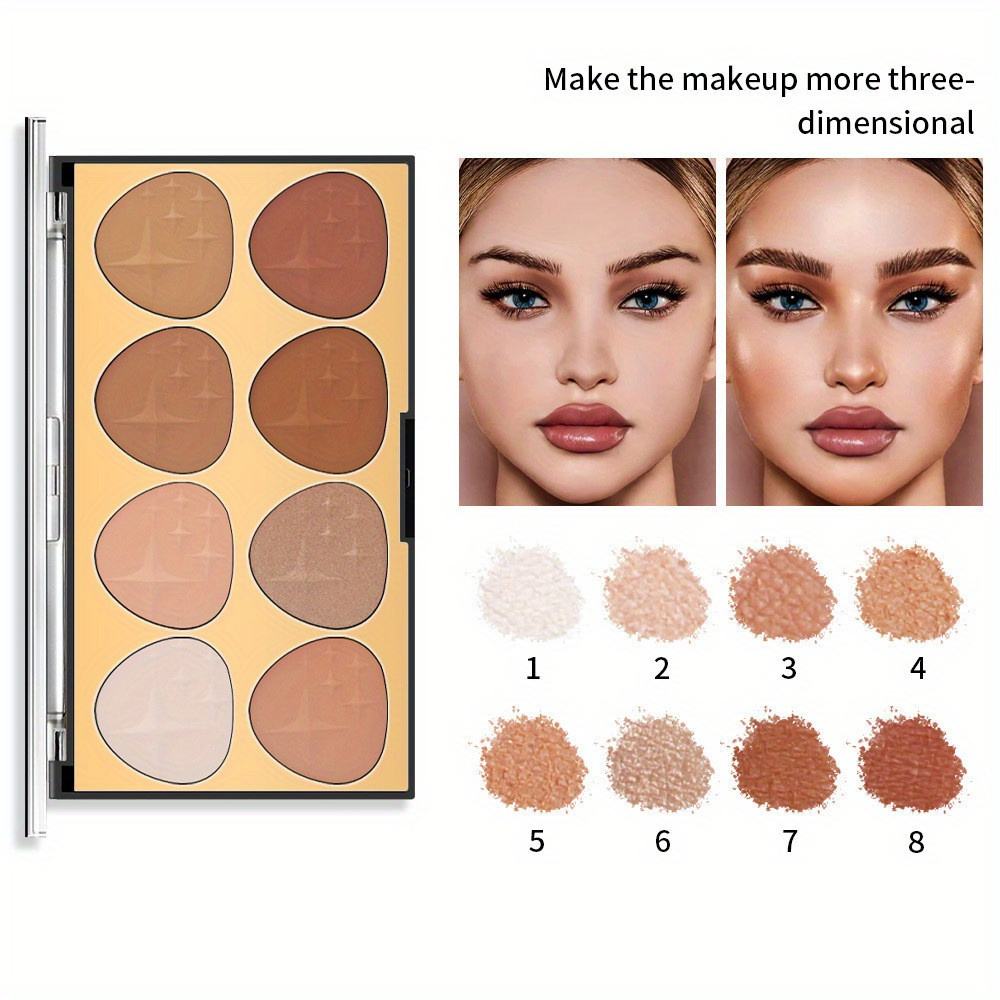 Makeup Revolution Ultra Contour Palette 8 Shades 13 g