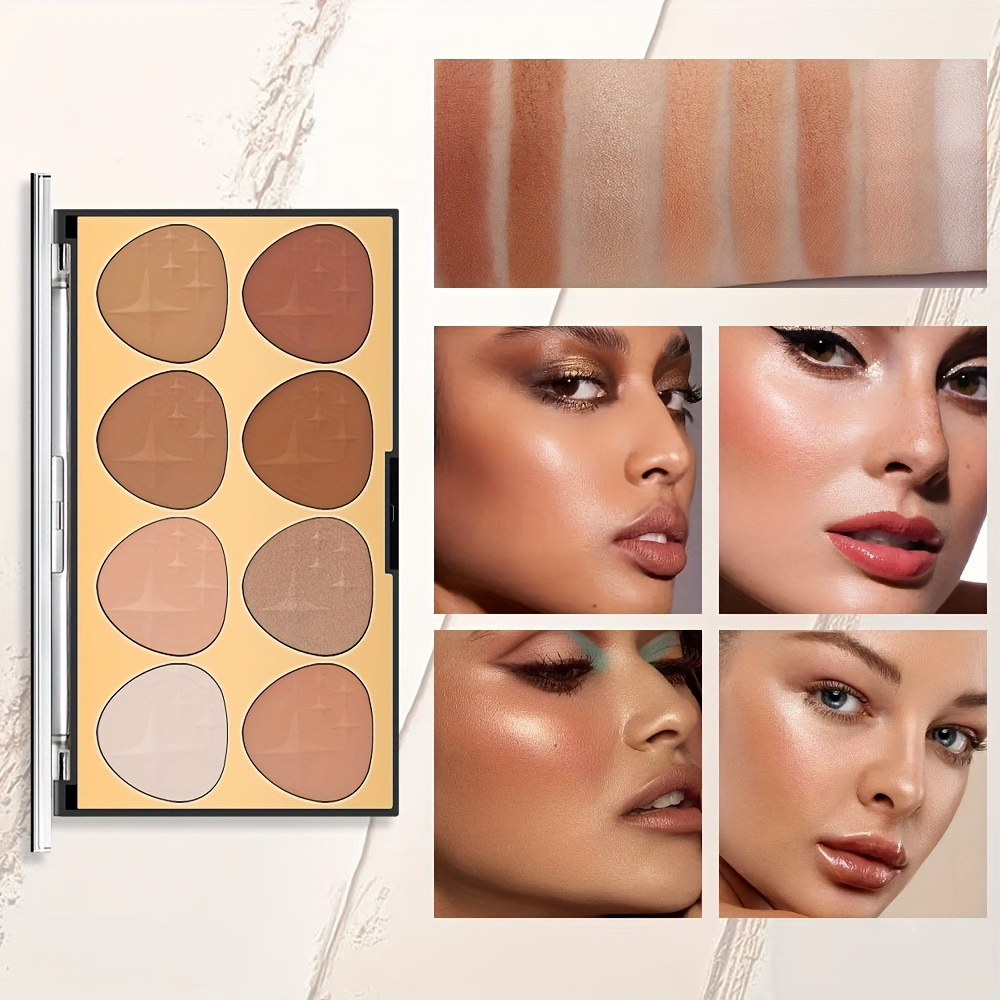 Blush Contouring Set Makeup Palette Multi color Eyeshadow - Temu