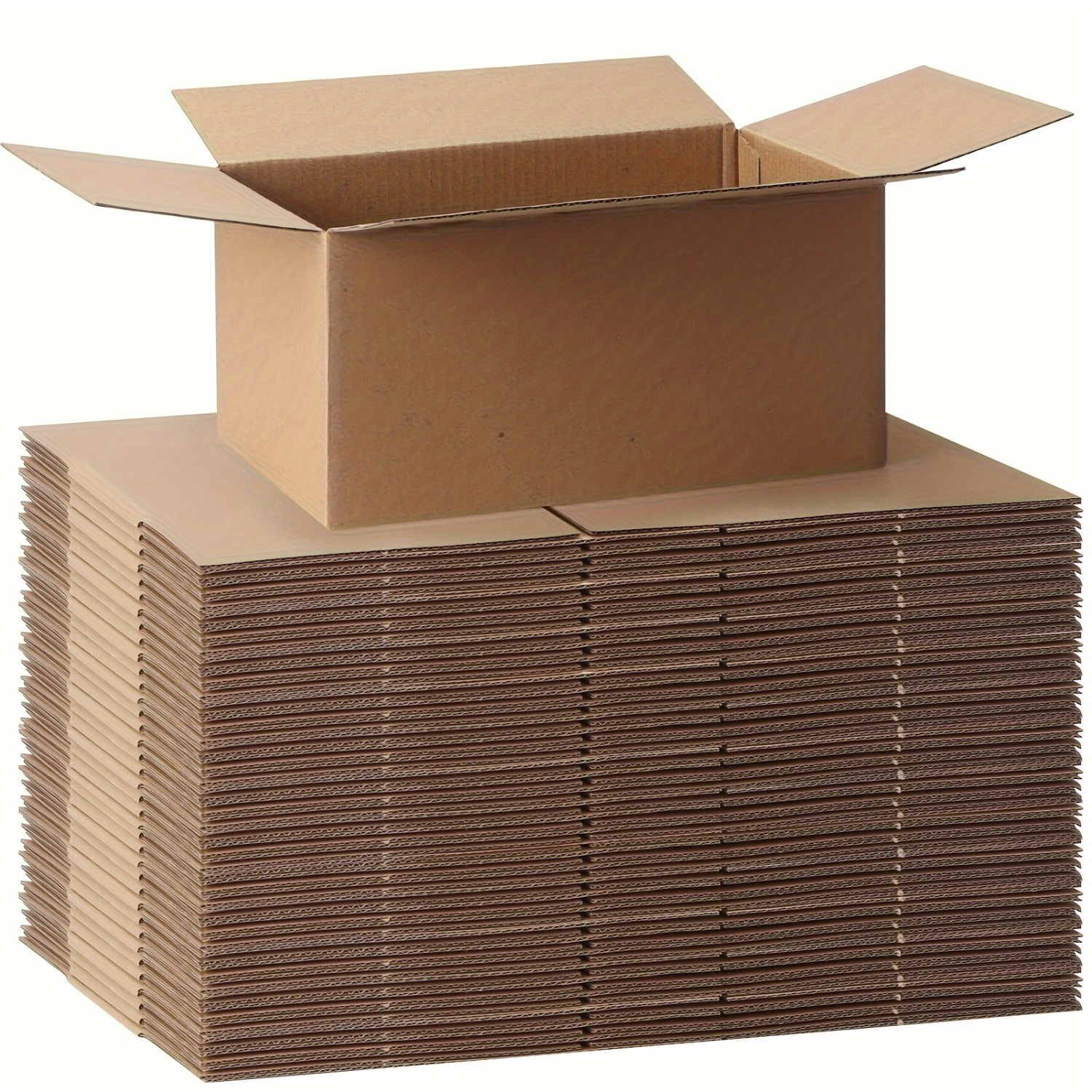 

5/10pcs, 8*5*4inch Small Business Shipping Box, Cardboard Corrugated Mailing Packaging Box