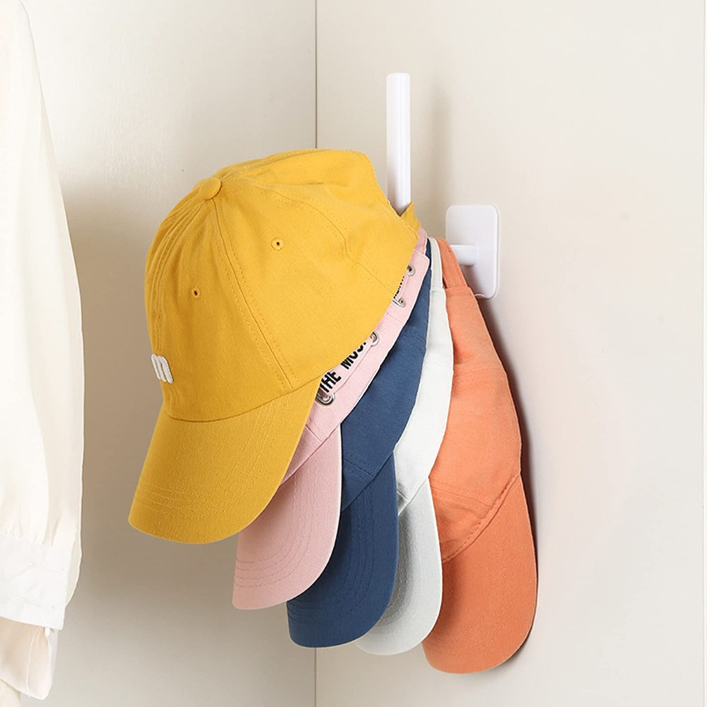Self Adhesive Hat Hooks Door Hat Holder Baseball Rack - Temu