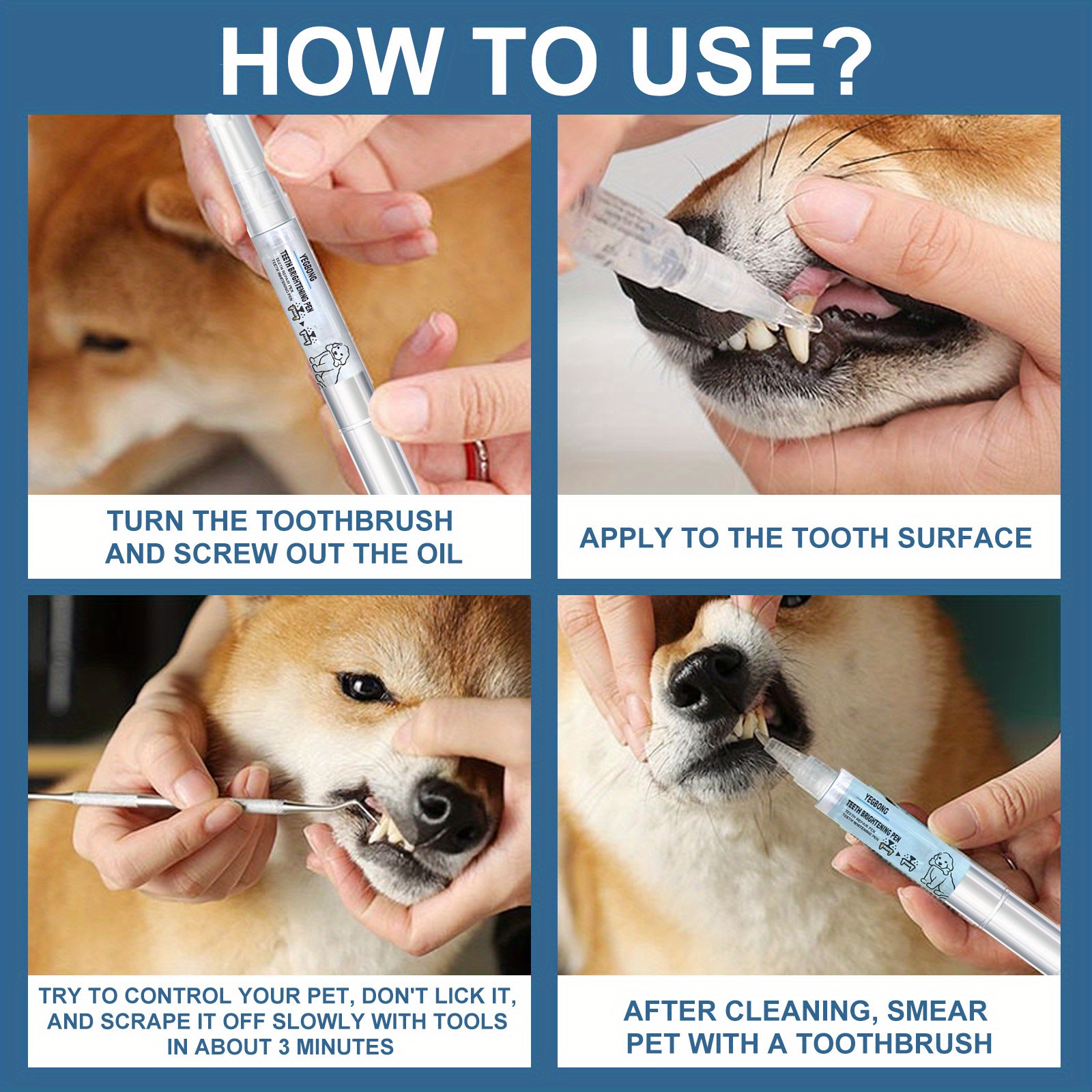 Dog teeth whitening on sale products