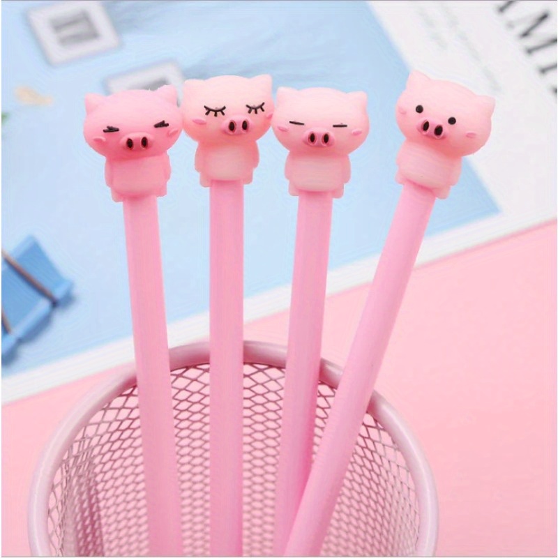 Creative Stationery Piggy Neutral Pens Cartoon Water - Temu