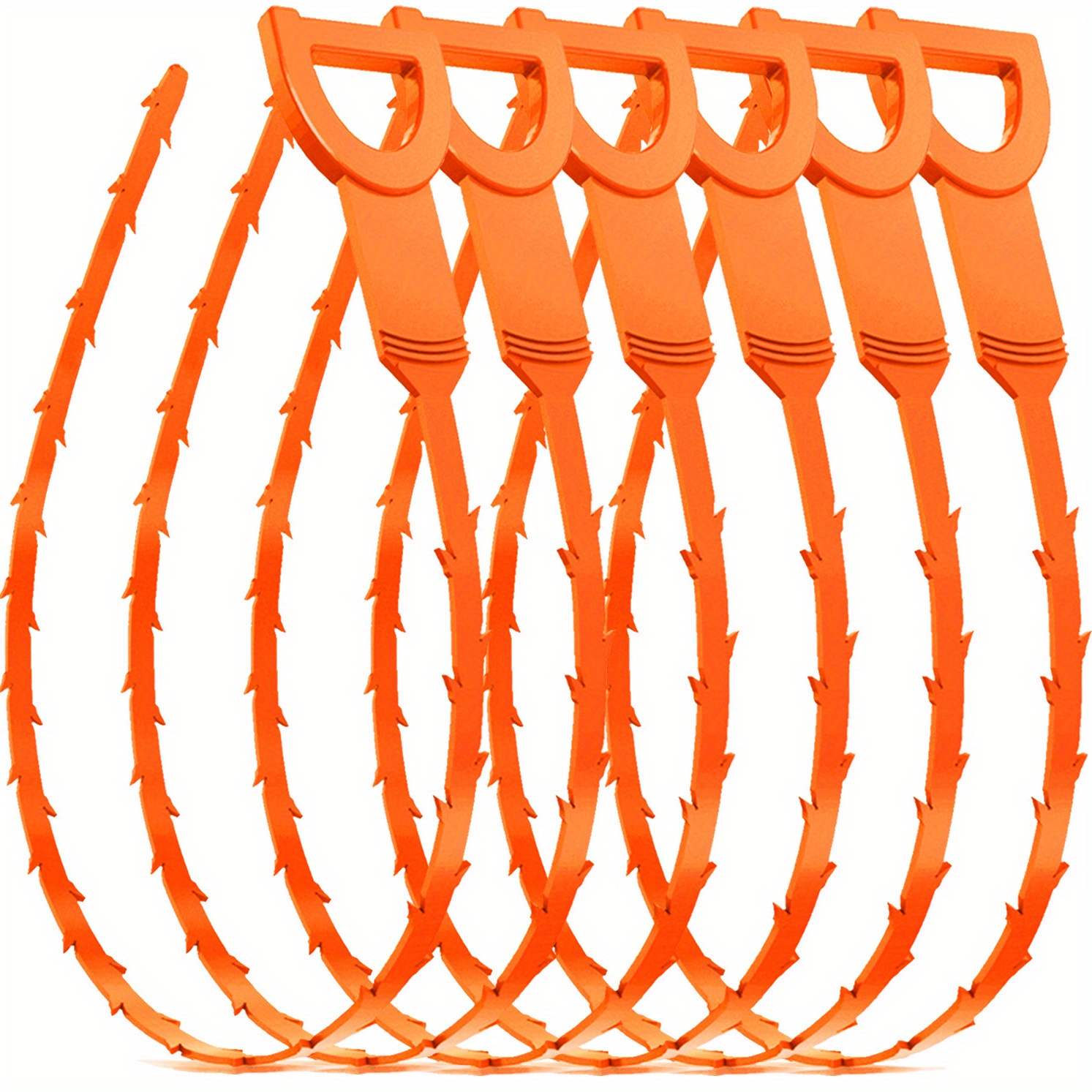 Vastar 4 Pack 25 Inch Drain Snake Hair Drain Clog Remover Cleaning Tool