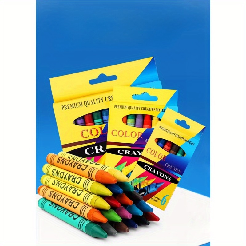 10pcs/set Creative Block 11 Colors Crayons Student Stationery Painting  Supplies Professional Oil Graffiti Pens Non-stick Hand