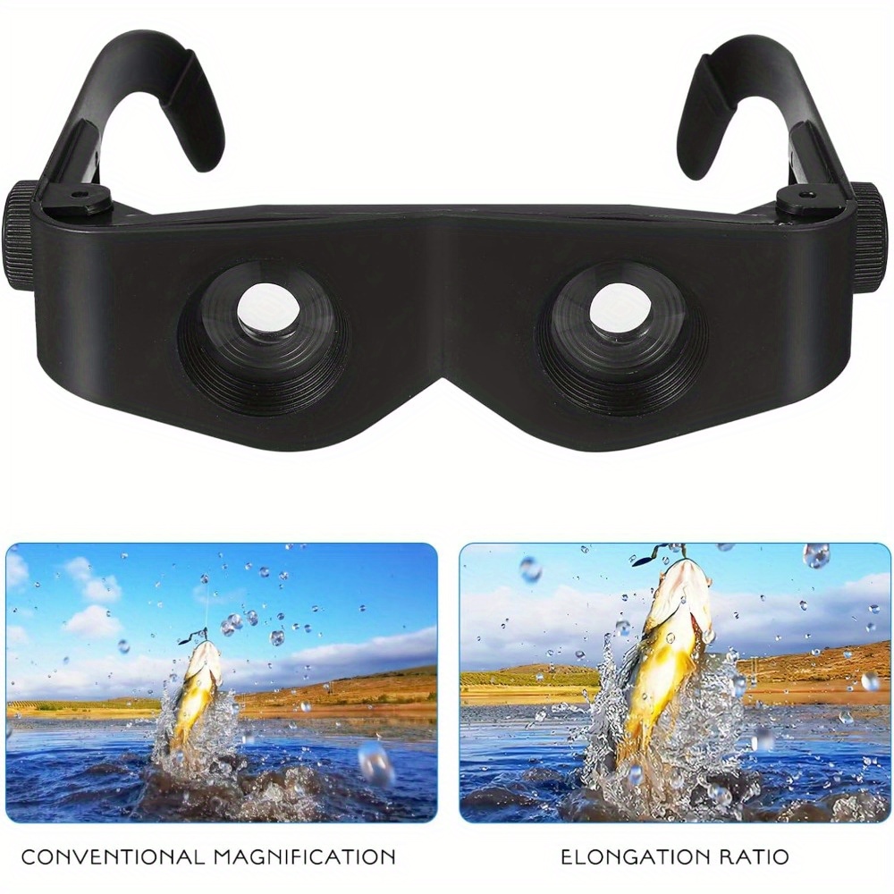 Hands-Free Fishing Binocular Glasses: Telescope Binoculars with Storage  Case for Bird Watching, Sightseeing Concerts, Fishing, Opera, Theater