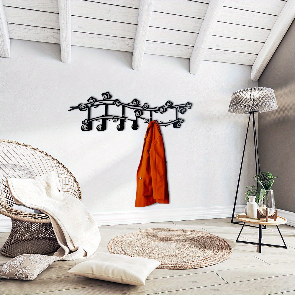 Wall Mount Decorative Coat Hangers for Home Decor Storage