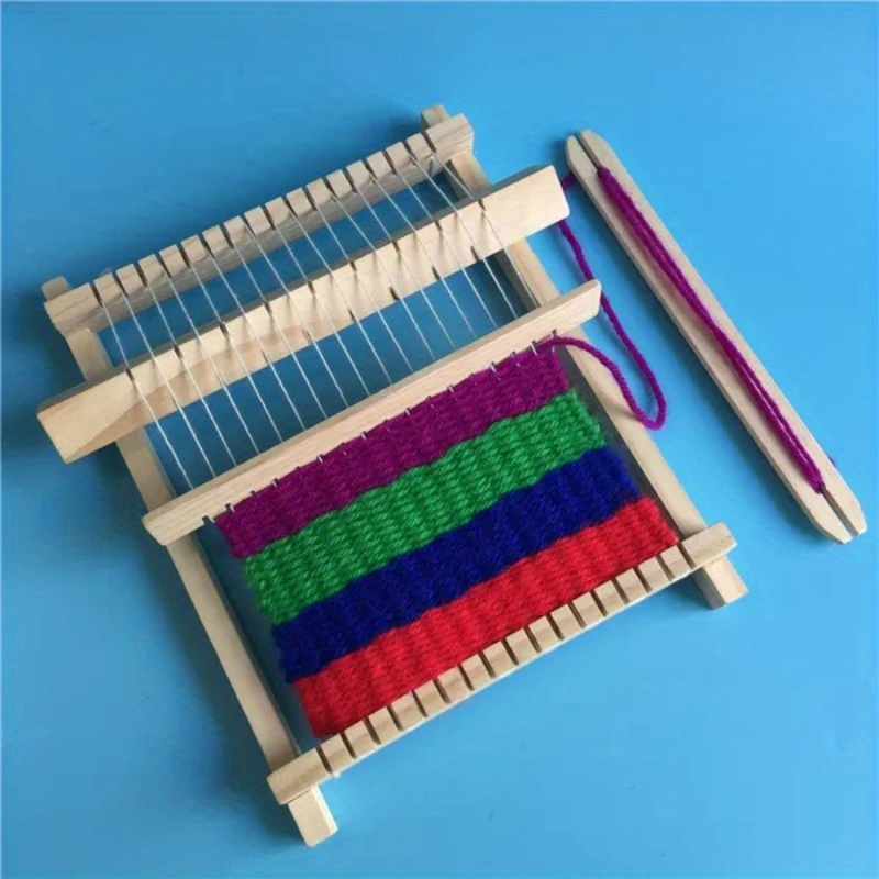 Simple Loom Students Diy Handmade Wool Knitting Tool Puzzle - Temu