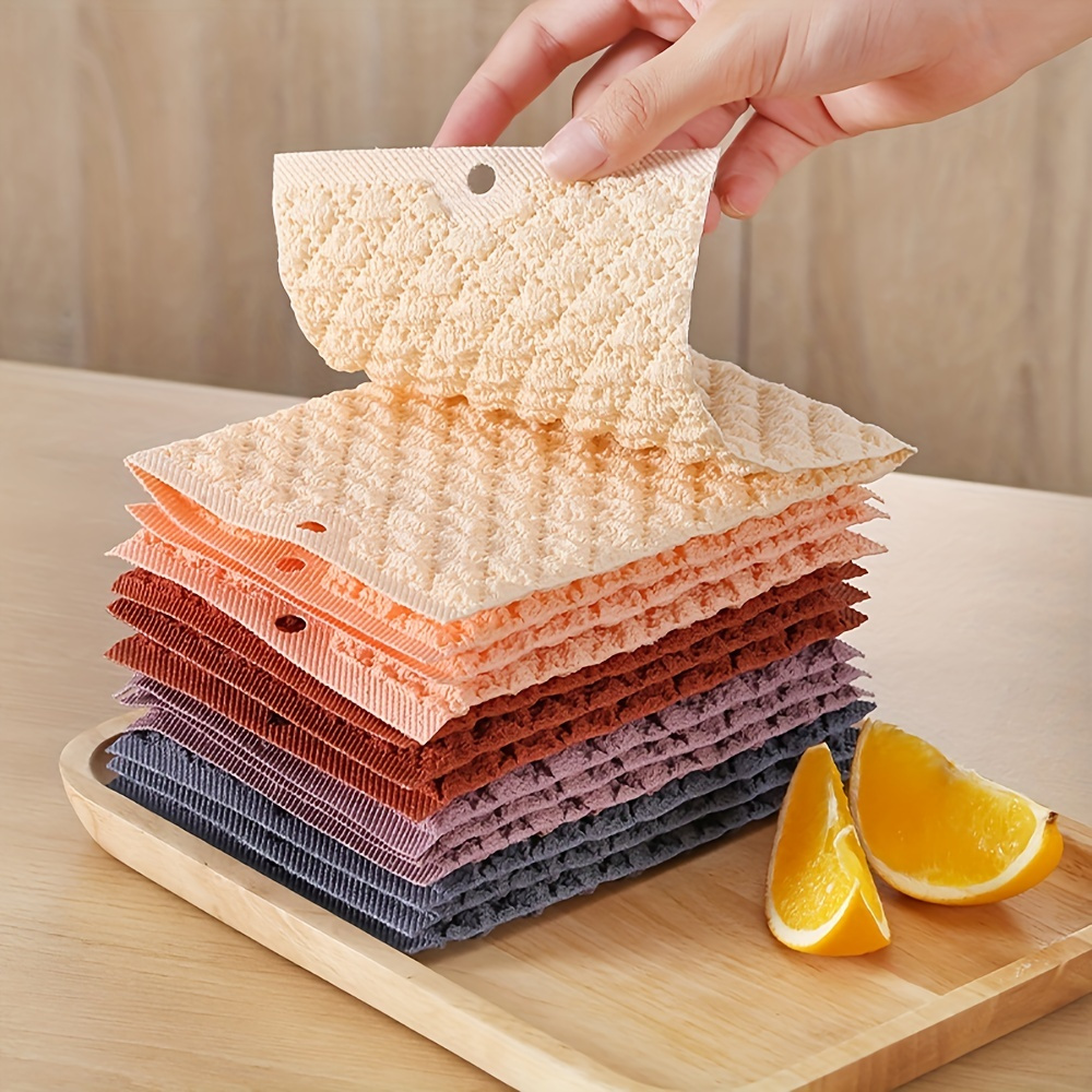 Bamboo Dishcloths & Kitchen Wipe,12 pack,Washable, Reusable