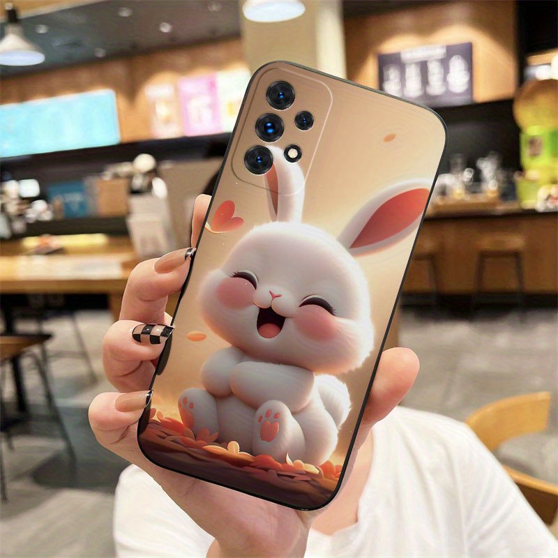 TEMU High-quality Tpu Phone Cover For Models Featuring A Rabbit Design.