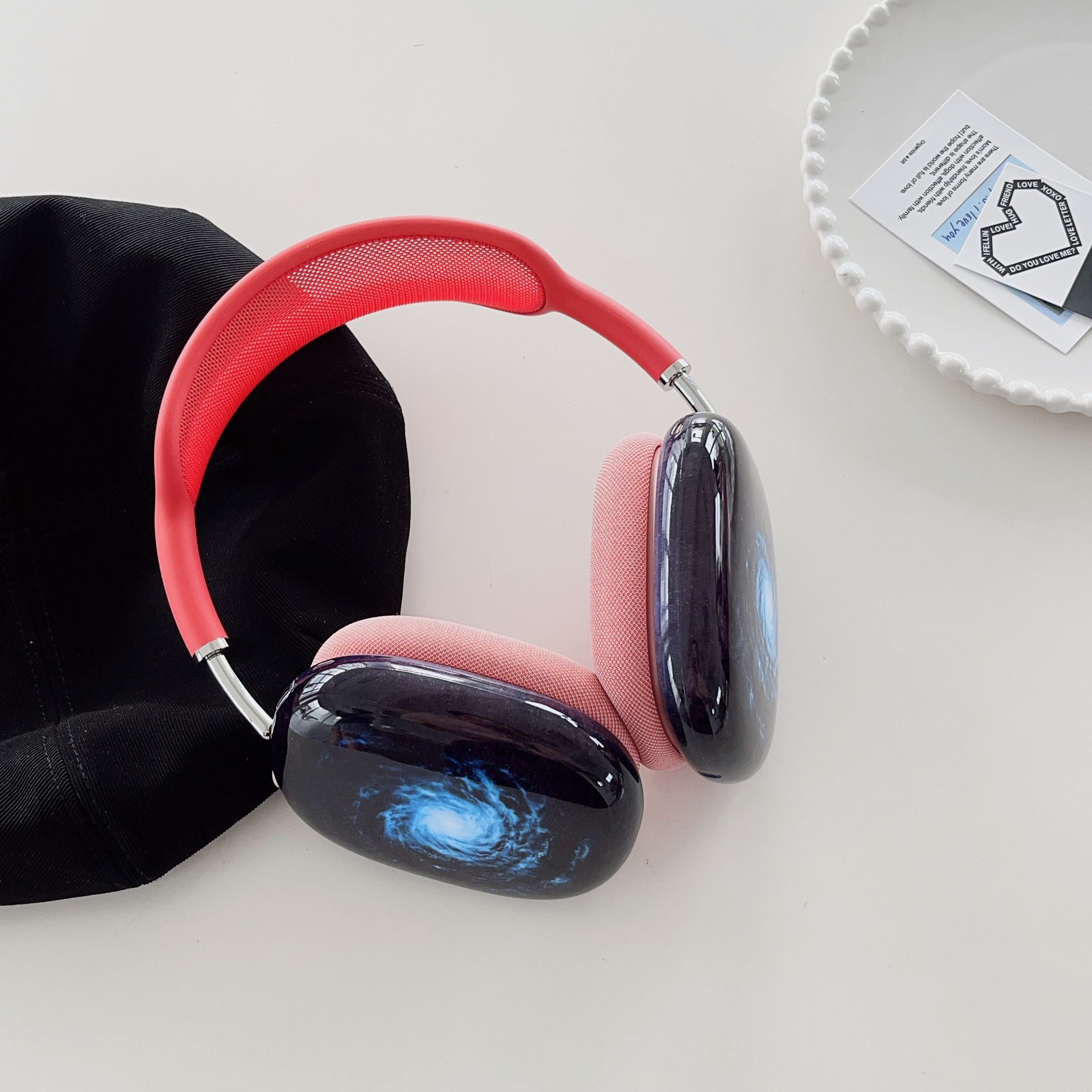 Funda de silicona para auriculares AirPods Max, funda transparente de TPU  suave para los oídos, funda para almohadilla para los oídos, funda para la
