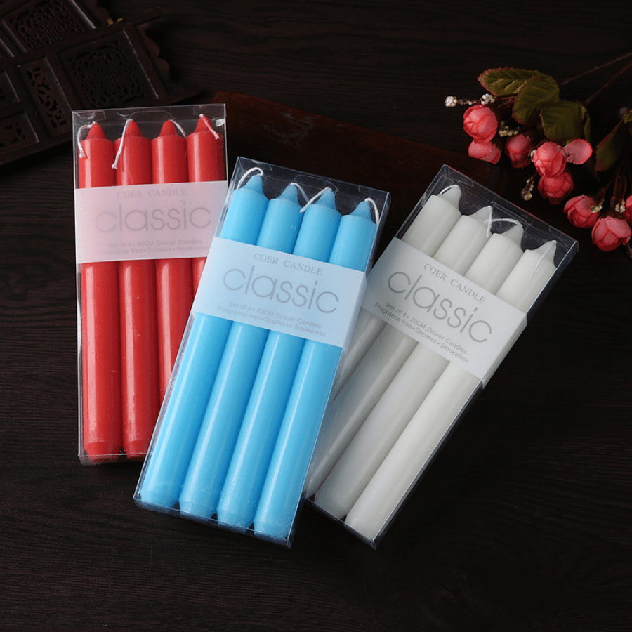 1pc Taper Candle,Traditional Ordinary Sacrificial Candles For Buddha  Candles, Power Outage Lighting, Red And White Candles, Household Durable  Long Ro