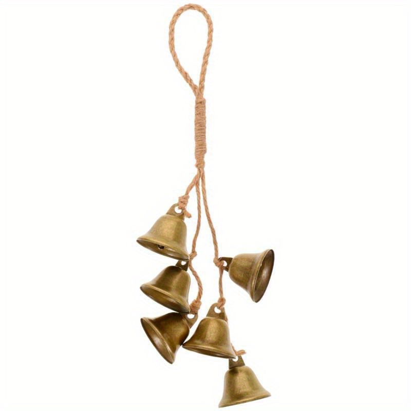1pc Witch Bells For Door Knob Protection Witchcraft Rattan Witch Bells Home  Protection Door Hanger Negative Energy Purely Handmade (Rattan With Leaf)