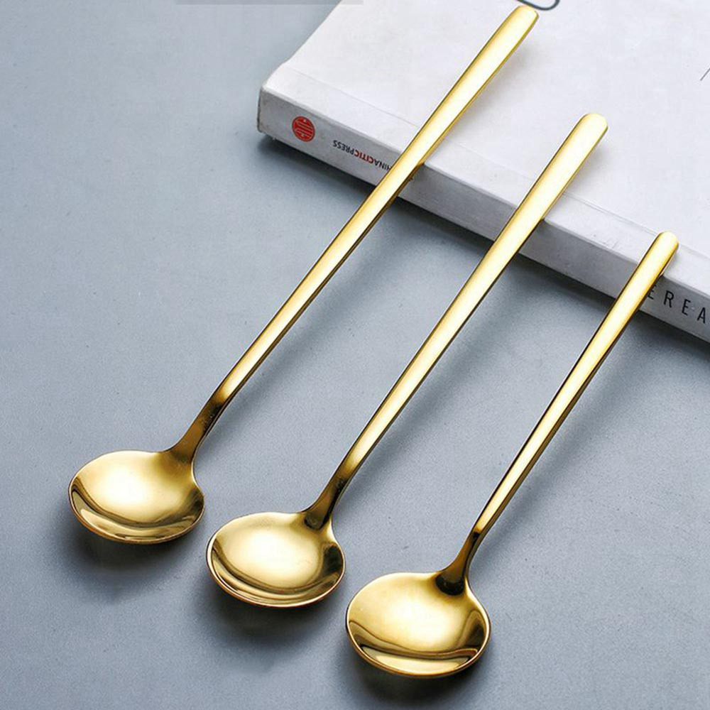 Stainless Steel Cocktail Drink Mixer Stirring Mixing Spoon Ladle
