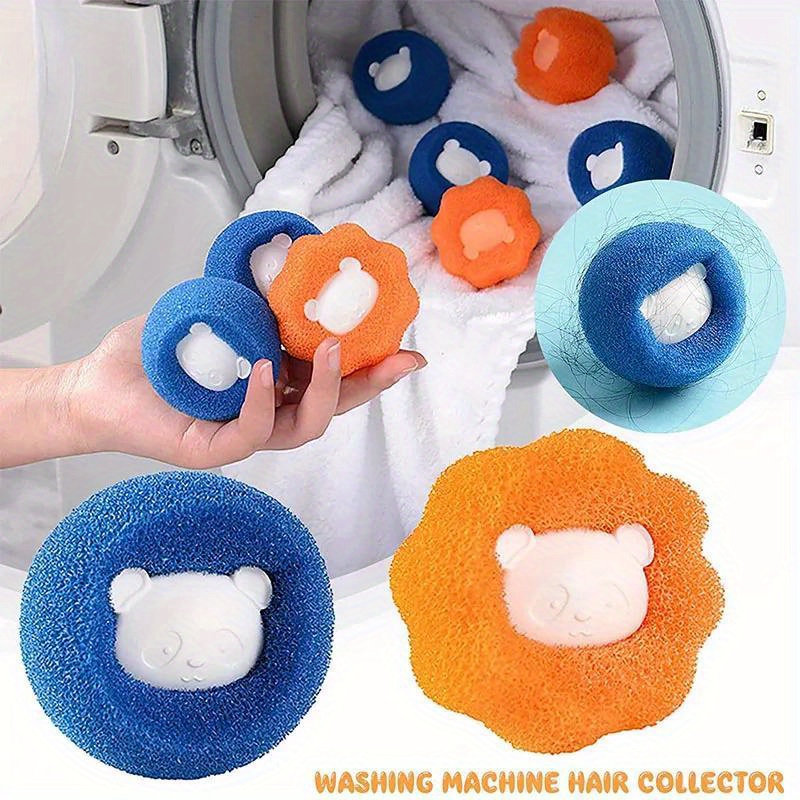 Acheter Boule à lessive pour Machine à laver, 6 pièces, élimination des  peluches, boule de nettoyage des vêtements, outil bleu + blanc