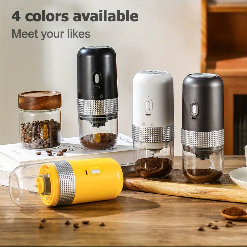 Electric Coffee Grinder, Automatic Coffee Bean Grinder, Portable Home Small  Bean Chopper - Temu