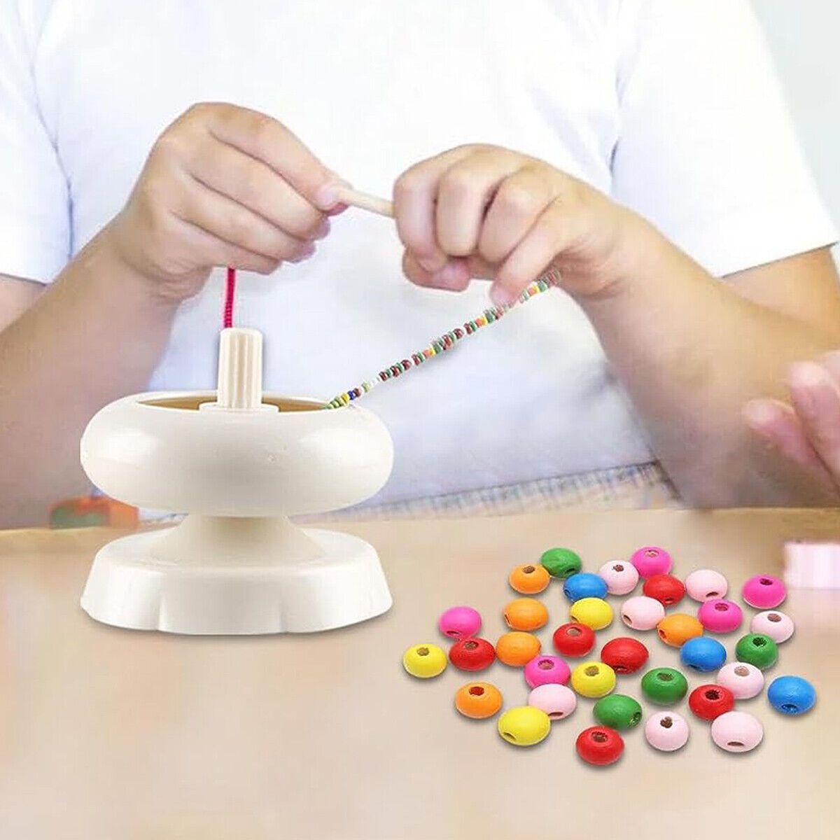 Bead Loader Beading Spinner Quickly Beading Bowl Plastic - Temu
