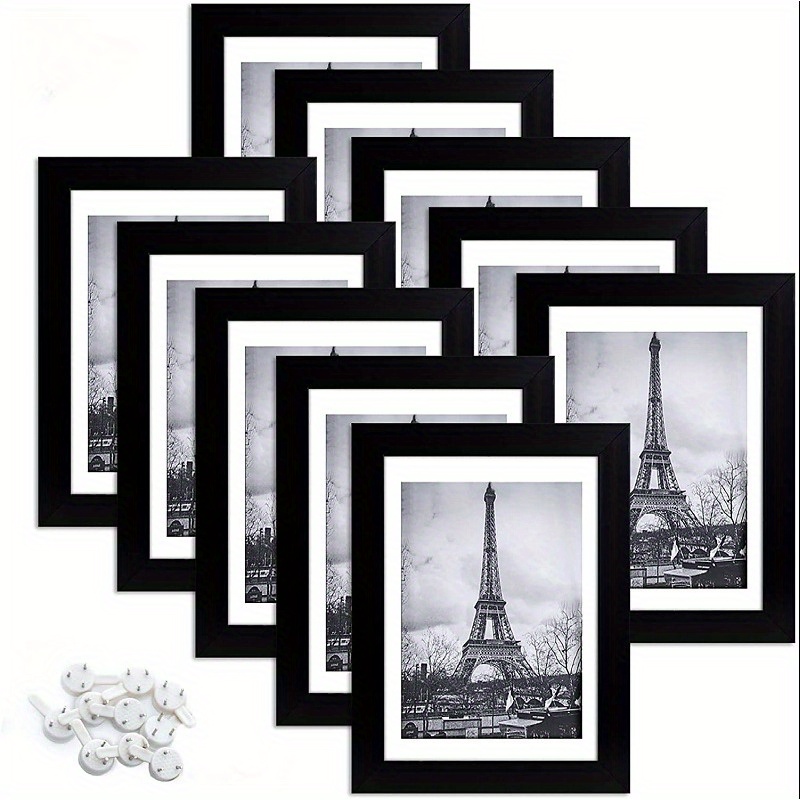 4x6 Picture Frame Black Photo Frames Bulk For Wall Or Tabletop