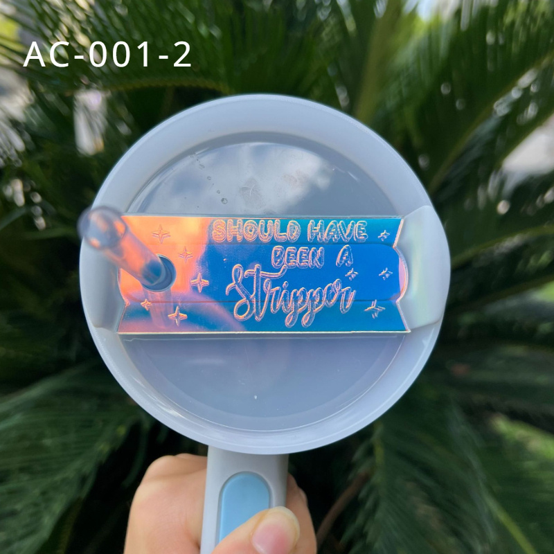 10pcs Tumbler Personalized Name Tag For 40Oz Cup,Custom Acrylic