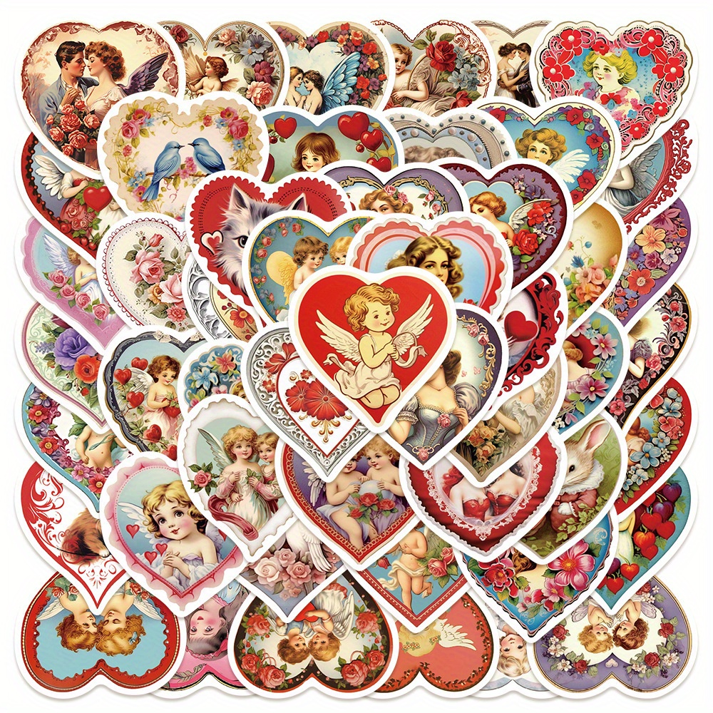 Victorian Valentine Heart Wall Sticker