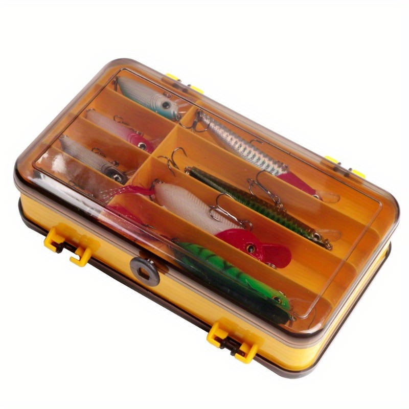 1pc Double-sided Tool Box, Multifunctional Hardware, Parts, Fishing  Accessories Storage Box, Portable Outdoor Fishing Lure Box, Rock Fishing  Box, Fish