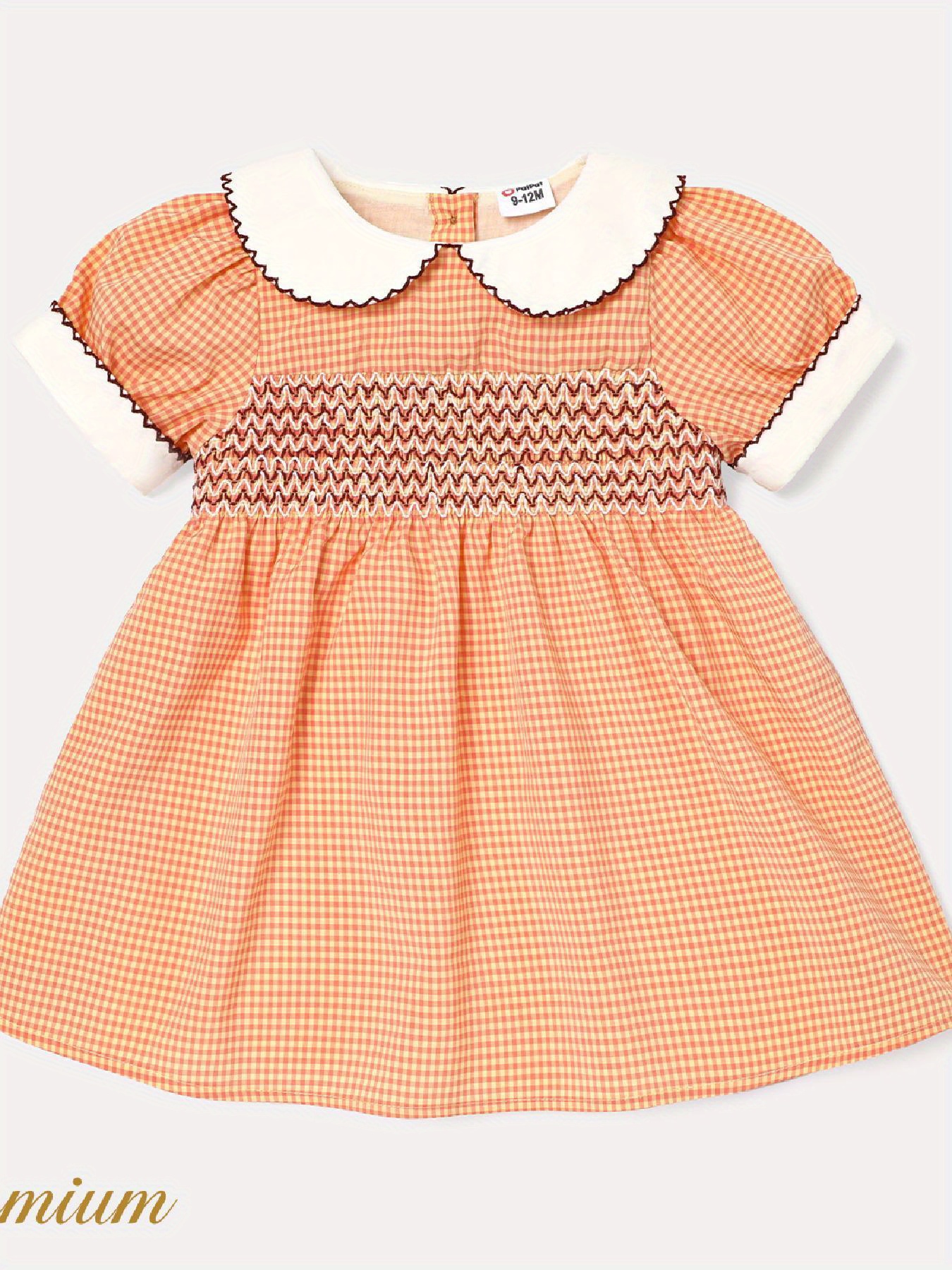 Smocked Dress Baby Girl - Temu