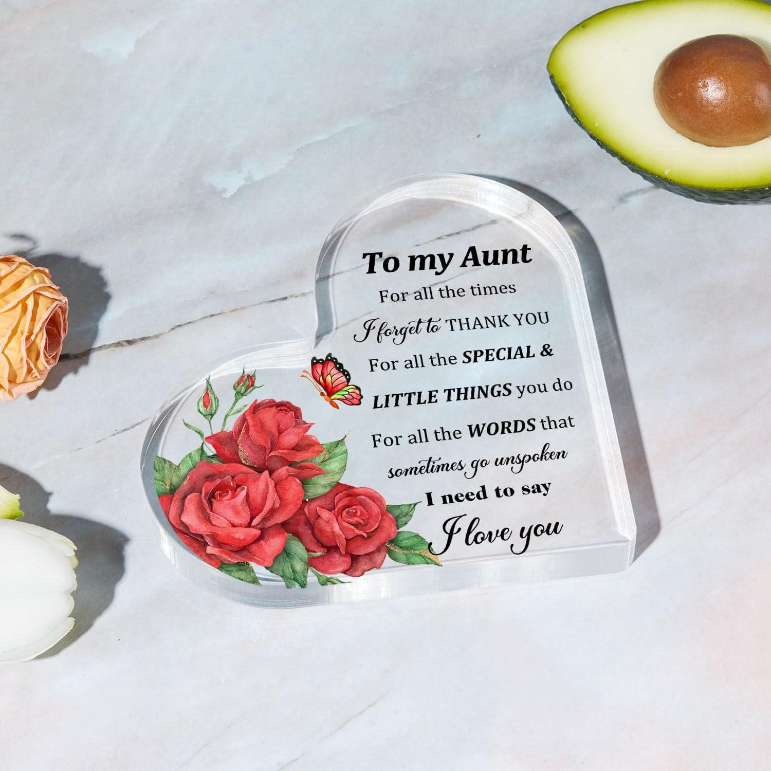 Acrylschild Für Tante - Emotionales Geschenk Mit Persönlichem Spruch