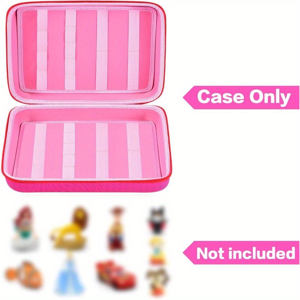 Storage Organizer Case For Friends Little People Collector Toys Container  For Office Figure Set For Friends Pets, Toy Story And More For Mini Toys(Box
