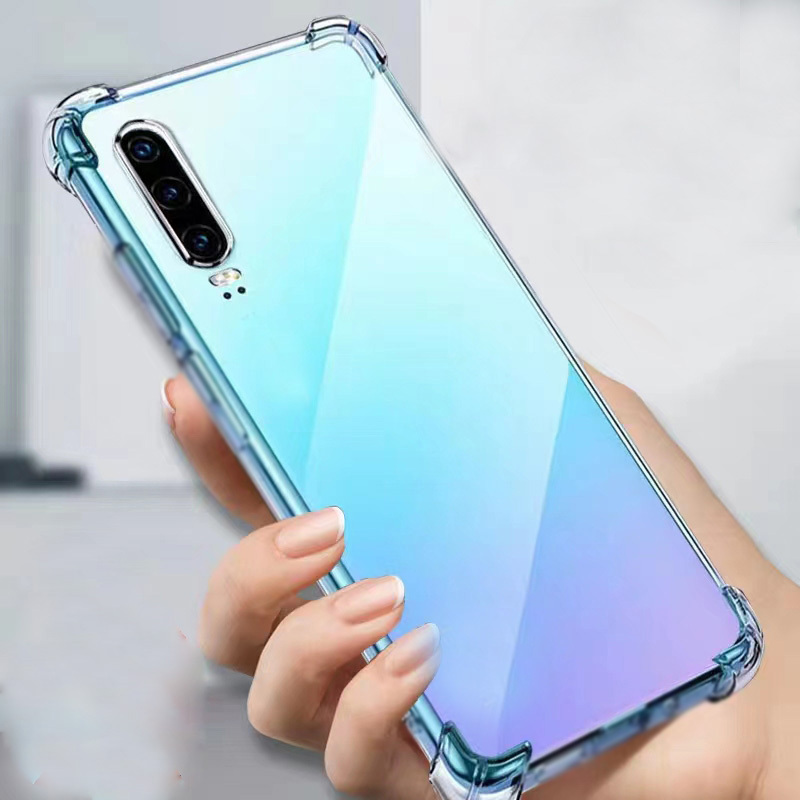Image of Phone Case - Soft Case For Huawei P30 P 30 P30lite Mar-lx3am Ele-l09 Non-slip Housing Full Body Protective Transparent Shell