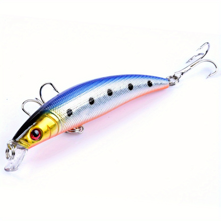 1Pcs Minnow Fishing Lure 5cm 8g Floating Wobblers Artificial Hard
