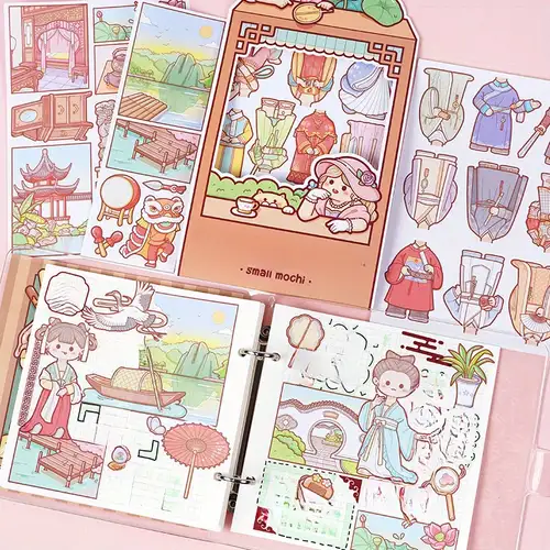 21pcs Kawaii Stationery Stickers Cartoon Girl Small Mochi Junk Journal  Diary Planner Decorative Mobile Sticker Scrapbooking - AliExpress
