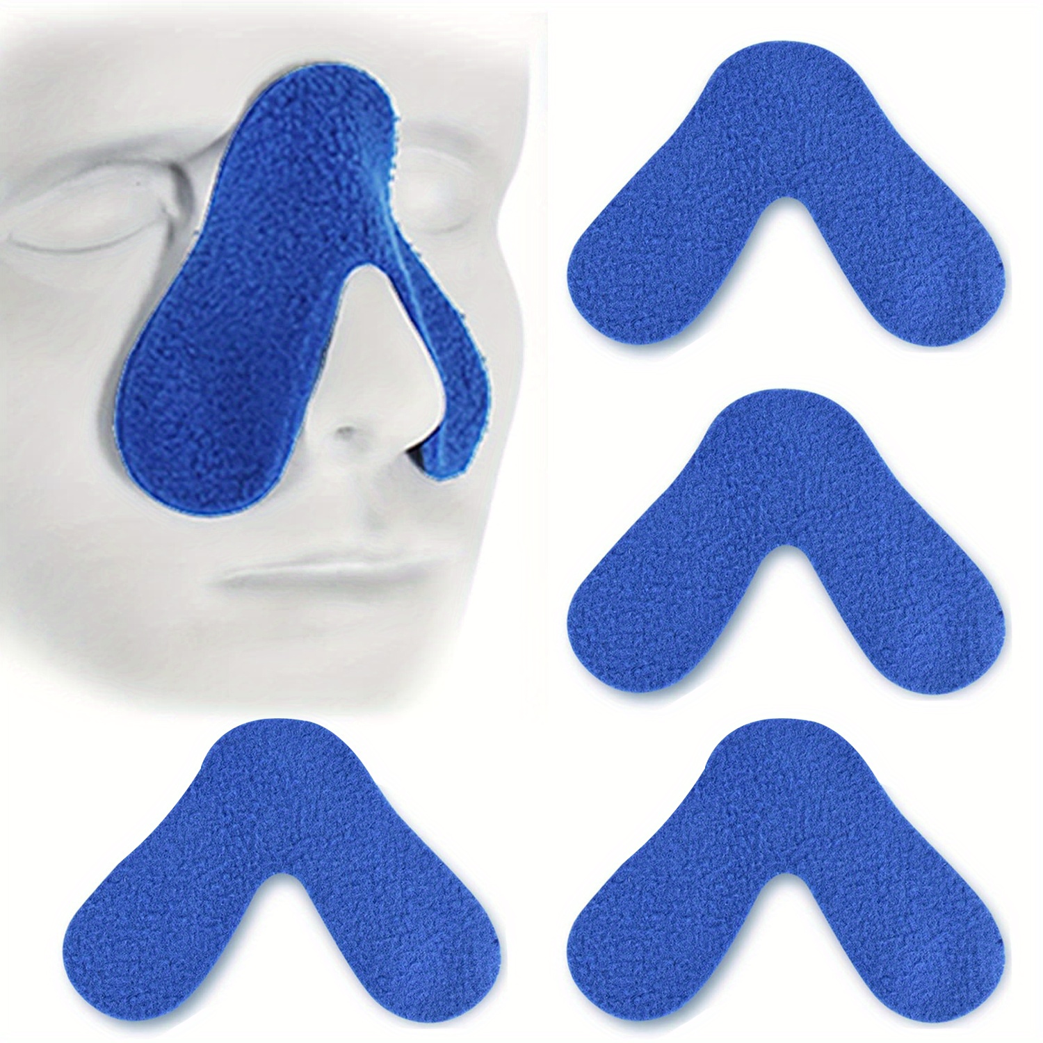 Protector de nariz para nariz rota, protector facial de fibra de carbono  ajustable con relleno, protección contra lesiones de impacto en la nariz y  la