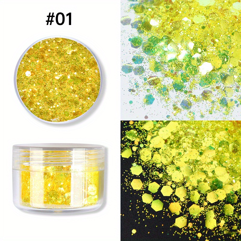 Glitter for Resin Mold , Glitter for Keychain , Jewelry Decoration ,  Glitter Mix , Holographic Glitter , Glitter Chunk 