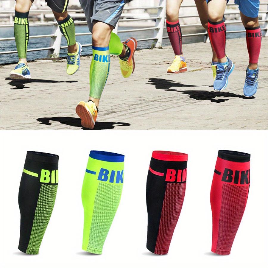 Football Leg Sleeves Breathable Sports Calf Sleeves Knitted - Temu