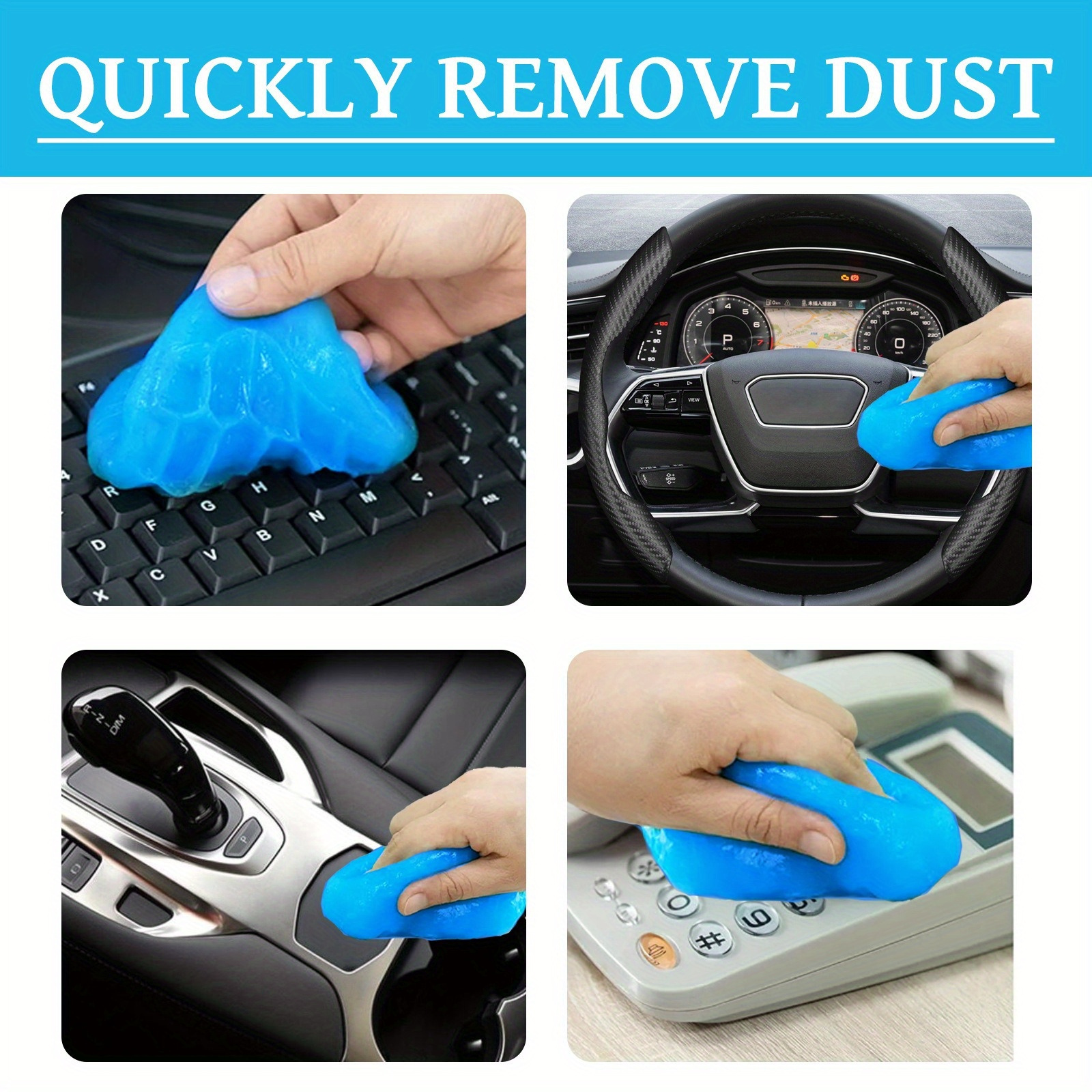 Car Cleaning Gel Dust Removal Gel Household Crevice Cleaning - Temu