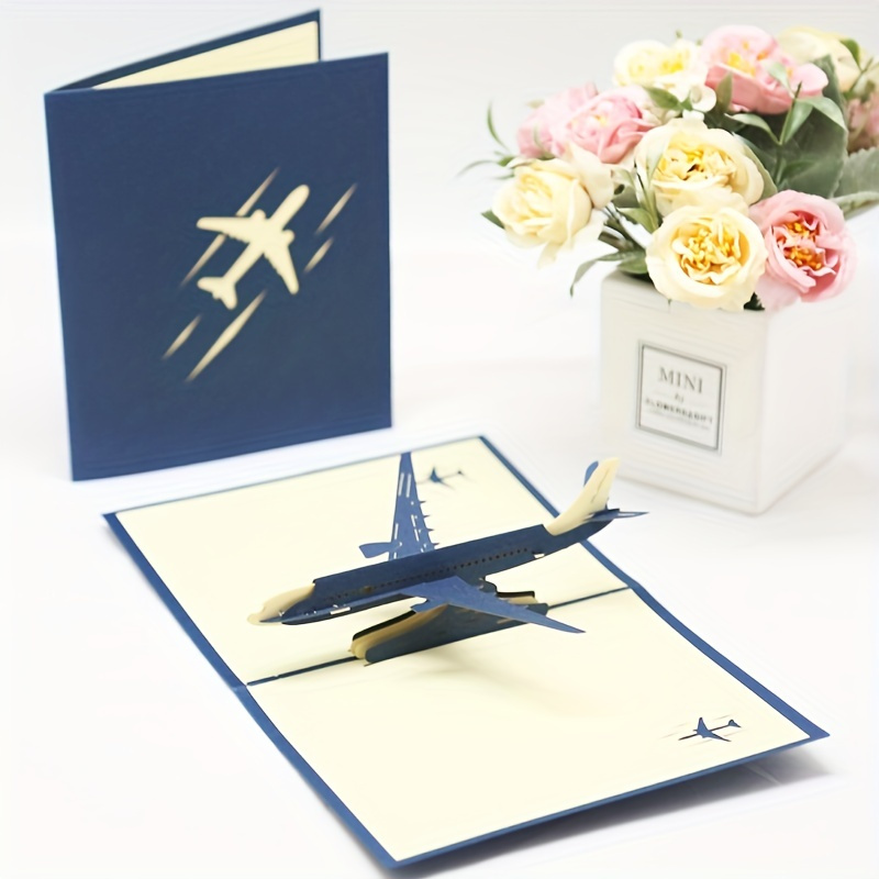 70 Years Old Birthday Card - Paper Plane