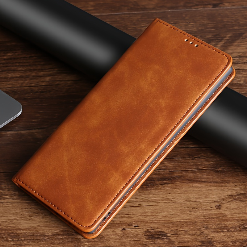Phone Case for Xiaomi Poco M6 Pro, Leather Wallet Case for Xiaomi Poco M6  Pro Non-Slip PU Leather Cover, Flip Folio Book Phone Cover for Xiaomi Poco