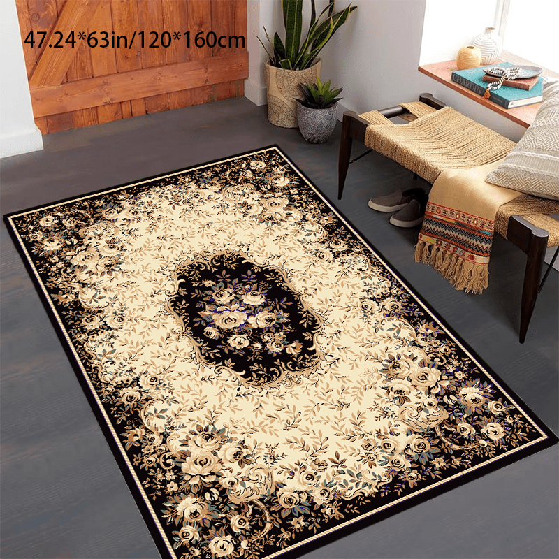 Crystal Velvet Creative Color Art Style Tappeto Area Rug - Temu Italy