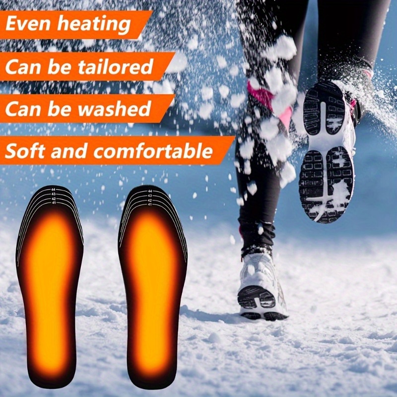 Chaussettes chauffantes électriques à batterie rechargeable botte pieds  plus chaud hiver extérieur - noir