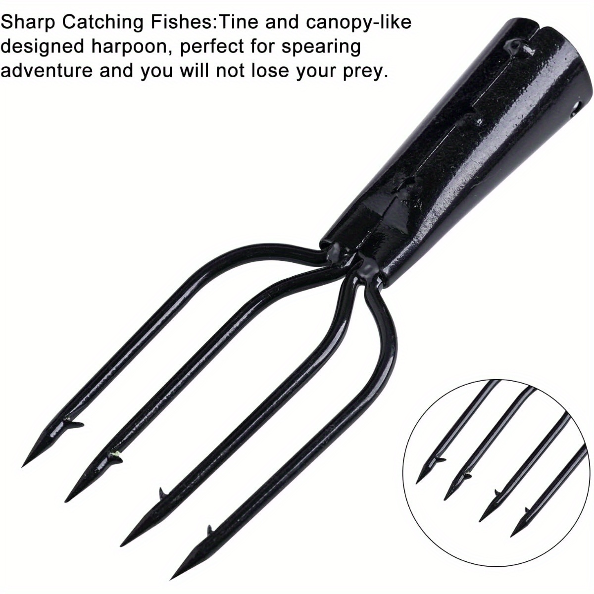 Barbed Fish Spear Stainless Steel Fishing Fishing - Temu