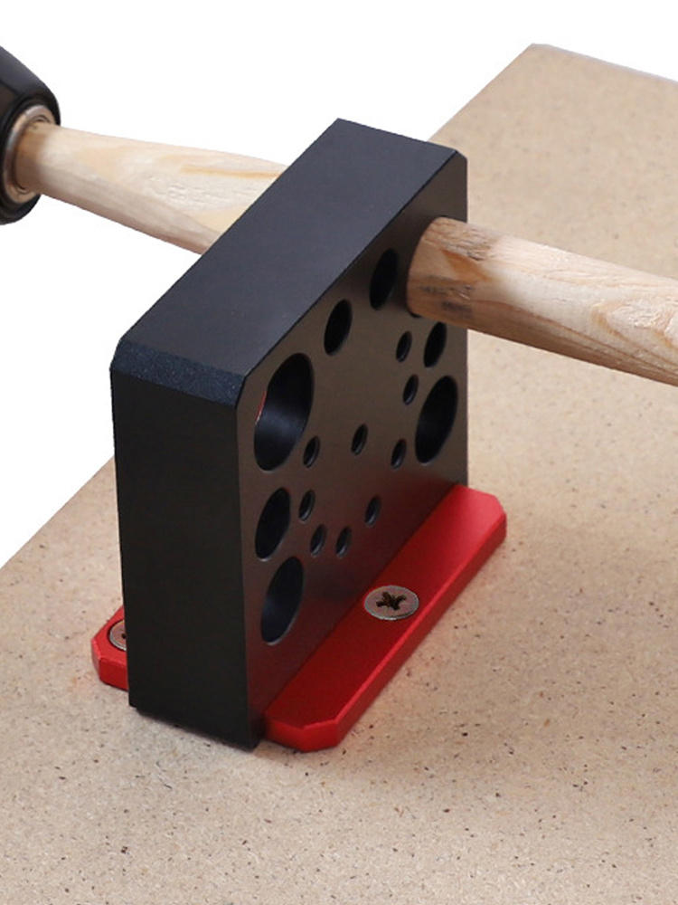 Round Shank Dowel Maker Jig, Easy Operation Aluminum Alloy Dowel