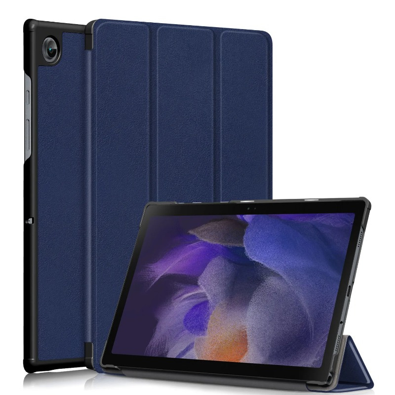 Sacs de tablette Étui Compatible avec l'étui Samsung Galaxy Tab A9 Plus 11  pouces à trois volets for tablette intelligente, coque arrière rigide en PC