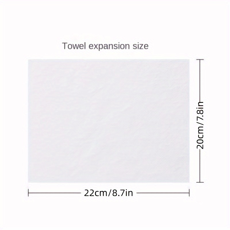 50pcs Portable Compressed Towels for Outdoor Camping & Travel