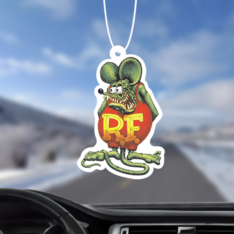 

1pc Funny Rat Car Air Freshener - Car Rearview Mirror Hanging Aromatherapy Tablet - Car Air Freshener For Men And Women