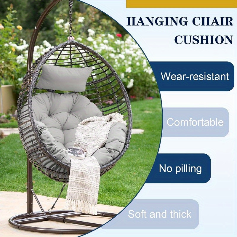 Hanging Basket Seat Cushion Backrest Integrated Swing Rattan - Temu